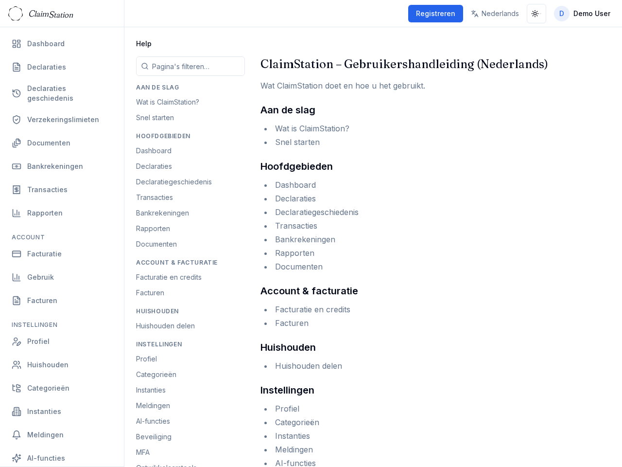 ClaimStation Support Help